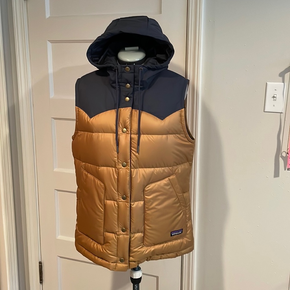 Two Toned Bivy Hooded Patagonia Puffer Vest